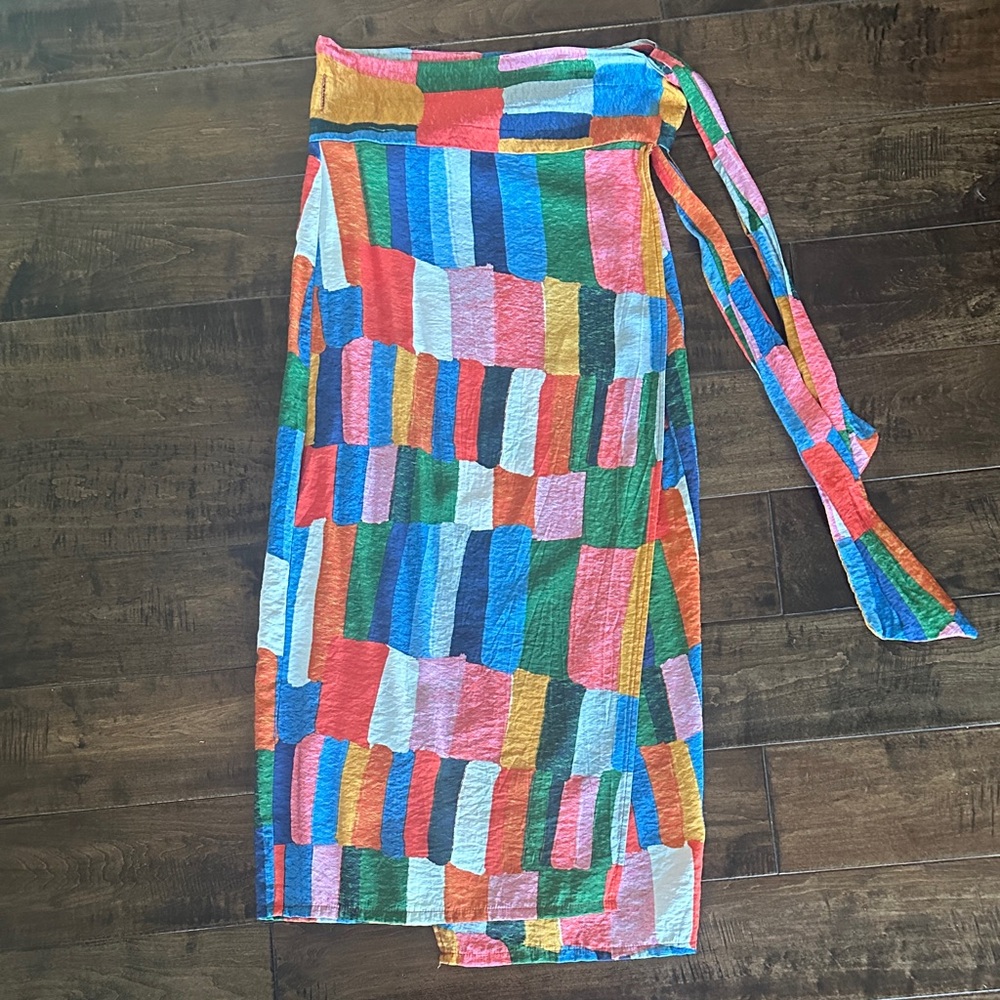 Colorful Vici midi skirt